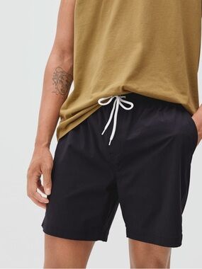 Everlane Men’s THE RENEW SWIM Shorts Lined Black Resortwear Casual in L like New